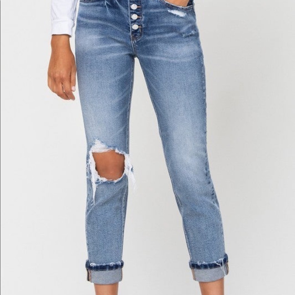Vervet Skeeter Stretch Boyfriend Jeans